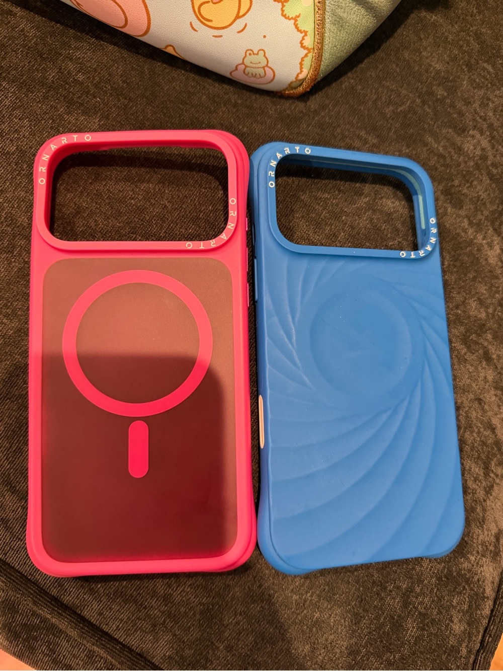 Ornarto Pink and Blue case iPhone 17 pro max